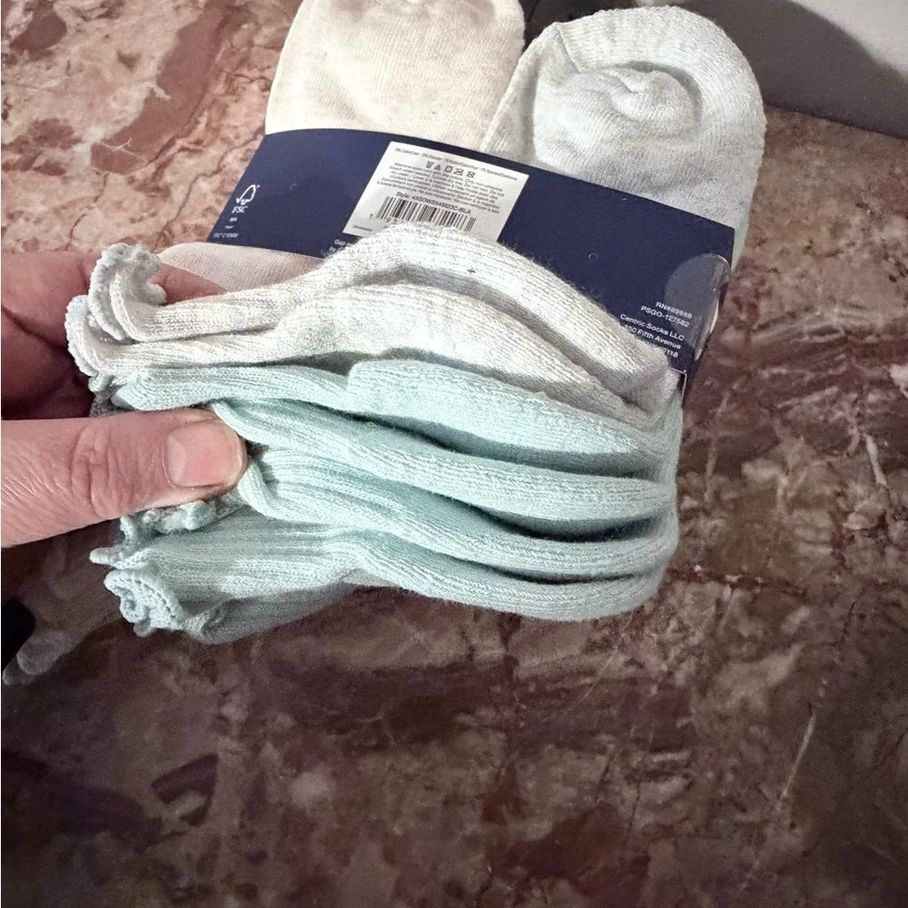GAP women Casual Socks - Light Gray and Mint and more 6 pairs